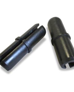 Coupling slotted PA6 f/tube 1"